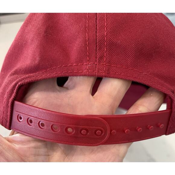 Barstool Sports Girl Dad Red Snapback Baseball Cap Hat Daughter Baby Girl EUC - Picture 2 of 4